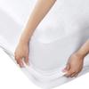 Gorayoo Bedding 100% Waterproof Fitted Mattress Protector Terry Cotton Topper with 10"" Deep Pocket Mattress Cover (Oversized Queen, 66"" x 80""), White view 3