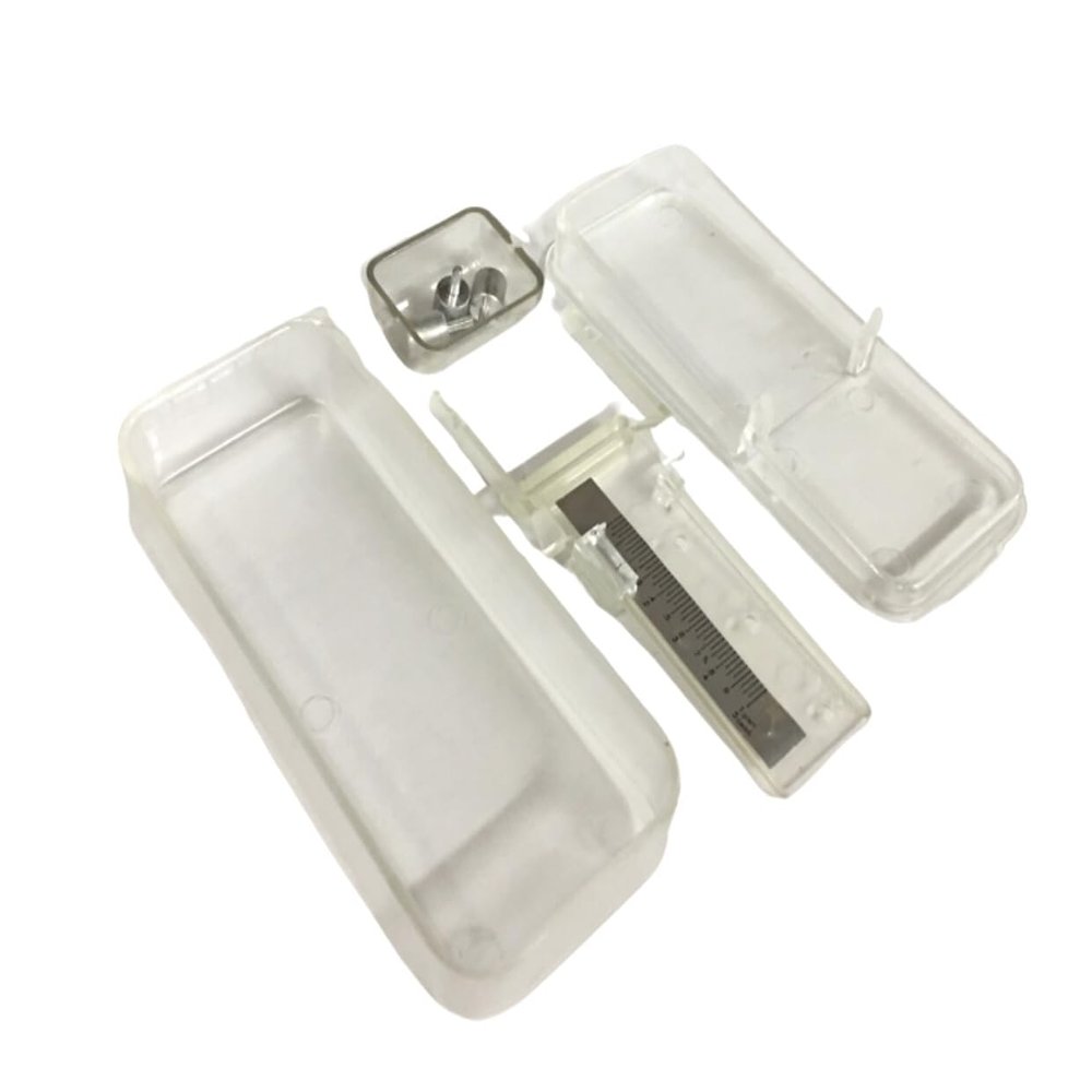 HomeLoft Basics Akurate Balance Scale 4 Gram with Counterweights Made in USA (Clear)