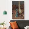 John William Waterhouse Wall Art The Magic Circle Canvas Art Poster And Wall Art Picture Print Modern Family Bedroom Decor Posters 24x36inch(60x90cm) view 4