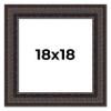 Poster Palooza 18x18 Frame Bronze Gold Ornate Harvest Picture Frame | 3 Inch Wide Moulding | Solid Wood Picture Frame with UV Acrylic Plexiglass, Foam Board Backing & Hanging Hardware Included view 1
