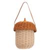 HomeLoft Basics Kids Rattan Storage Basket Hand Woven Decorative Acorn Shaped Basket Bag for Boys Girls Photography Props (Large Handbag), Generic3igxe7rov8-12 view 1