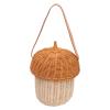 HomeLoft Basics Kids Rattan Storage Basket Hand Woven Decorative Acorn Shaped Basket Bag for Boys Girls Photography Props (Large Handbag), Generic3igxe7rov8-12 view 4