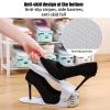 AKYLDI Shoe Stackers for a Pair of Shoes, Adjustable Shoe Slot Organizer, Double Deck Shoe Stacker Organizer for Shelf Closet Floor,Mixed-15 view 3