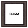 Poster Palooza 15x22 Frame Bronze Gold Ornate Harvest Picture Frame | 3 Inch Wide Moulding | Solid Wood Picture Frame with UV Acrylic Plexiglass, Foam Board Backing & Hanging Hardware Included view 1