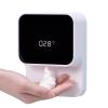 SUREK Plastic Soap Dispenser Automatic Lotion Dispenser Wall Mount Shower Dispenser System Rechargeable 430ml/15.1oz, Foam-white view 3