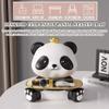 Sculpture with Tray Desktop Cute Ingot Panda Statue Tray, Creative Resin Storage Tray for Wine Cabinet, Candy Tray, Housewarming Gift view 2
