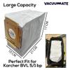 VacuumMate 10 Vacuum Cleaner Dust Bags Compatible with Krcher BVL 5/1 BP Backpack Non-Woven Fabric, VM-Bvl-5-1 view 2