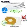 VacuumMate 10 Vacuum Cleaner Dust Bags Compatible with Krcher BVL 5/1 BP Backpack Non-Woven Fabric, VM-Bvl-5-1 view 3