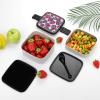 DJUETRUI Bento Box Adult Lunch Box Double Insulated Boxes Reusable Bento Lunch Box Strawberry Pattern Style Leak-Proof Lunchbox for Dining Out Work Picnic, ZDG54D12GSG view 3