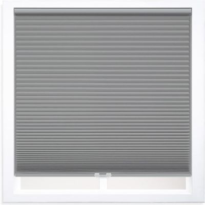 DEZ FURNISHINGS Cordless 1.5" Blackout Cellular Shade, Anchor Gray, 36.5" W x 54" H