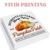Ptikx Fall Pumpkin Decor - Farmhouse Fall Decorations Autumn Harvest Wooden Decorative Sign Rustic Home Decor 5 x 5 Inches view 3