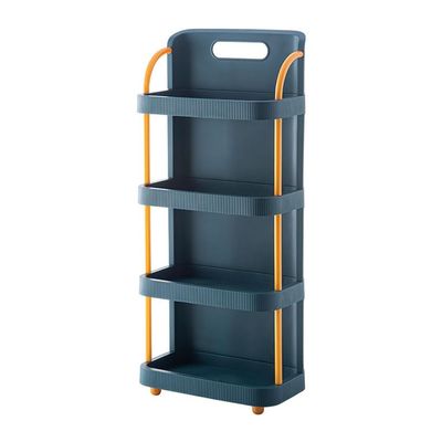 Pot And Pan Organizer Kitchen Storage Rack Floor-standing Multi-layer Mobile Portable Storage Rack Bathroom Dormitory Bedroom Makeup Desktop Storage Rack Kitchen Organizers And Storage(Color:B,Size:Xl