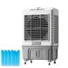 Evaporative Air Cooler with 55L Water Tank, Portable Outdoor Air Conditioner with 4 Ice Pack, Oscillation, 3 Speed for Garage, Yard, Commercial Use(Size:95cm/37in 55L) view 1