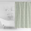 Green Paisley Ethnic Shower Curtain Set with Hook 36" x 78",Washable Cloth Polyester Fabric Shower+Curtain,Waterproof Bath/Bathroom/Showers/Bathtubs Curtains Traditional Oriental Mandala Floral Boho view 2