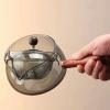 SHIJT 360 Rotation Tea Maker Glass Teapot Handheld Teaware with Infuser Tea Pot Stovetop Safe Chinese Gongfu Tea Set view 3
