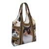Xsovgoi Calico Cat Canvas Tote Bags For Grocery Shopping Reusable Cloth Bags Soft Shoulder Bag view 2