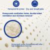 BIRJXVTO Natural Latex Mattress,Double-Sided Breathable Latex Mattress,Zoned Design to Fit The Human Body,Not Easy to Collapse,Protect The Spine,10cm,135x190cm view 3