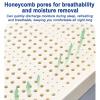 BIRJXVTO Natural Latex Mattress,Double-Sided Breathable Latex Mattress,Zoned Design to Fit The Human Body,Not Easy to Collapse,Protect The Spine,10cm,135x190cm view 4