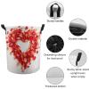 Laundry Basket for Bathroom Laundry Hamper with Handles Many Petals Laundry Basket Waterproof Storage Basket for Dirty Clothes Circular Lightweight Organizer Basket Dirty Clothes Hamper for Bedroom view 4