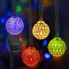 Solar Moroccan String Lights Outdoor 60 LED 36 Ft Globe Fairy Lights with 8 Lighting Modes, Waterproof Solar Powered String Lights for Garden Yard Gazebos Camping Party (Multicolor) view 1