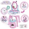 Smoby - Gabby et la Maison Magique - 2-in-1 Dressing Table - Stool + 12 Dummy Accessories Included - Adjustable Mirror - Suitable for Ages 3 and Above - Made in France view 2
