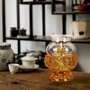 UNbit Kerosene Lamp, Oil Lamps for Indoor Home Buddha Front Light Kerosene Lamp with Yellow Crystal Glass Lotus Light Holder Ultra Pure Paraffin Lamp OilCandle Holder Lantern Night Light Lamp view 3