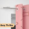 10PCS No Drill Curtain Rod Brackets, Nail-Free Self-Adhesive Curtain Rod Hooks, Multi-Purpose Adjustable Curtain Rod Hooks for Home, Kitchen, Bathroom(Transparent) view 4