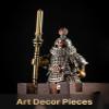 COPPERTIST.WU Jin Iron Soldier Figurine Statue Ornament Craft Collection for Home Living Room Office view 2