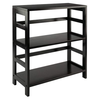 Yardlio Timeless Espresso Shelving Unit with Spacious Compartments for Storage Baskets
