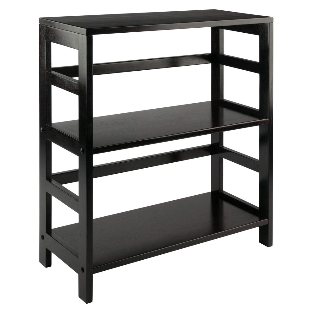 Yardlio Timeless Espresso Shelving Unit with Spacious Compartments for Storage Baskets