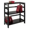 Yardlio Timeless Espresso Shelving Unit with Spacious Compartments for Storage Baskets view 4