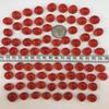 LiFschal 200G(0.45LB) Red Flat Glass Marbles, 60-70PCS(0.51"-0.71"), Vase Fillers, Craft Beads view 2