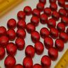 LiFschal 200G(0.45LB) Red Flat Glass Marbles, 60-70PCS(0.51"-0.71"), Vase Fillers, Craft Beads view 3