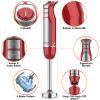 Immersion Blender Handheld for Kitchen,Emulsion Blender Handheld,6 Speed Electric Hand Mixer with BPA Free Attachments:Chopper Bowl,Whisk,Milk Frother,Measuring Cup view 3