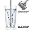 Immersion Blender Handheld for Kitchen,Emulsion Blender Handheld,6 Speed Electric Hand Mixer with BPA Free Attachments:Chopper Bowl,Whisk,Milk Frother,Measuring Cup view 4