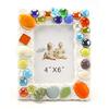 LiFschal 200G(0.45LB) Flat Glass Marbles,Grey Colour Mini Glass Gems,Flat Bottom Marble Beads,Vase Fillers Beads Decorative Glass Pebbles for Fish Tank Home Decorative,60-70PCS(0.51"-0.71") view 3