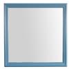 HomeStock Large Decorative Mirror - Teal Frame, Low Distortion Glass, Bedroom Vanity Mirror, Stylish Wall Mirror view 3