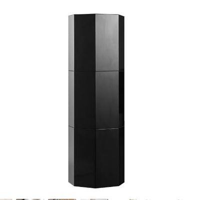 Freestanding Closed Shoe Storage,Rotating Shoe Rack,360 Rotating Round Octagon Shoe Rack Tower Cabinet,Simple Storage Shoe Tower Exquisite Beautiful,Corner Shoe Rack(Size:35*35*45cm,Color:Black)