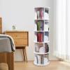 Macahimia 5 Tier Rotating Bookshelf,360Revolving Bookcase Organizer,Rotating Stackable Shelves for Bedrooms Living Rooms Office view 1