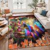 Jiospet Mushroom Area Rug - Mushroom Rug for Girls Room Mushrooms Themed Carpet Sofa Floor Mat Cute Indoor Decor Mats for Playroom, 3x5 Feet view 1