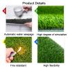 Interlocking Grass Tile Lawn Rug Square Artificial Grass Turf Pet Potty Pads Synthetic Grass Carpet Golf Mat Indoor Flooring Decor view 4