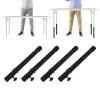 Gavigain 4pcs Folding Table Risers,Table Leg Extenders Heavy Duty Steel Adjust Heights Table Leg Extenders for Folding Tables Straight Bent Leg, Gavigainhm4sqbpgu3 view 4
