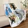 Movie Photo Collage Soft Cozy Warm Wool Carpet Sofa, Office Bed, Car Camping Sofa Cozy Plush Blanket Beach Blanket (Style 07, 40x30) view 4