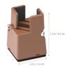 HOLIDYOYO Width Adjustable Furniture Leg Risers 22-42mm 4pcs Steel ABS view 3