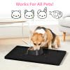 Sdpeia Under Sink Mat 22"14" Waterproof Silicone Cabinet Liner & Sink Protector for Kitchen & Bathroom, Multi-Purpose Organizers Tray for Pets, Laundry, Cat Litter Mat, Black view 3