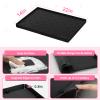 Sdpeia Under Sink Mat 22"14" Waterproof Silicone Cabinet Liner & Sink Protector for Kitchen & Bathroom, Multi-Purpose Organizers Tray for Pets, Laundry, Cat Litter Mat, Black view 4