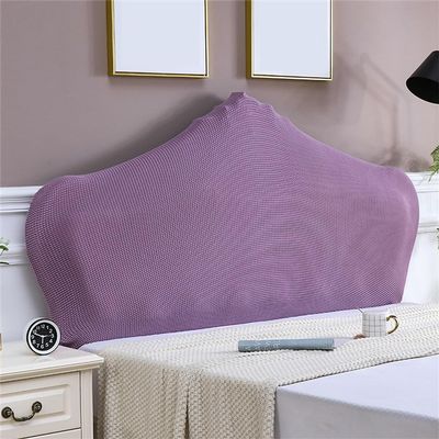 YUEYUZ Stretch Bed Headboard Cover, Headboard Slipcover for Queen Full Twin Cal, Washable Dustproof Headboard Protector, for Bedroom Decor(Color:Purple,Size:Queen/180cm/71in)