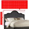 YUEYUZ Stretch Bed Headboard Cover, Headboard Slipcover for Queen Full Twin Cal, Washable Dustproof Headboard Protector, for Bedroom Decor(Color:Purple,Size:Queen/180cm/71in) view 2