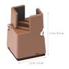 HOLIDYOYO Bed Frame Risers 2pcs Desk Leg Risers 5cm High Bed Blocks 250kg Load Capacity view 3