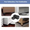 Gavigain Bed Risers, Furniture Risers Non Slip Heavy Duty Bed Lift Risers Stackable Bed Lifts Risers for Storage Under Bed, Sofa, Table, Couch, Chair and Desk view 2
